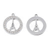 304 Stainless Steel Pendants STAS-N095-154-2