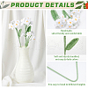 Handmade Crochet Polyester Yarn Flower Ornaments DIY-WH0430-622B-4