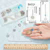 SUNNYCLUE DIY Christmas Snowflake Earring Making Kit DIY-SC0022-76-3