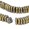 Electroplate Non-magnetic Synthetic Hematite Beads Strands G-Q486-90A-3