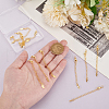 BENECREAT 12Pc Brass Chain Extender FIND-BC0013-75A-3