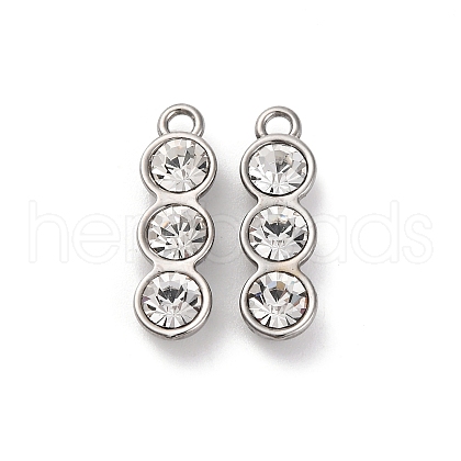 304 Stainless Steel Pendants STAS-R005-06P-02-1