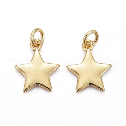 Brass Pendants KK-Z008-16G-1