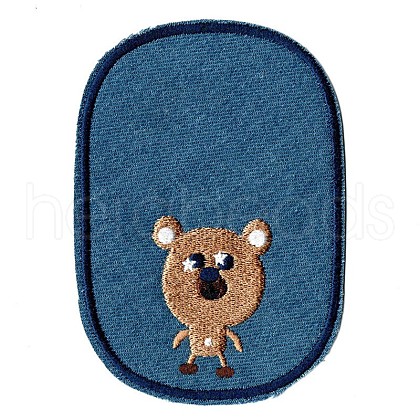 Computerized Embroidery Cloth Iron on/Sew on Patches DIY-F034-A06-1
