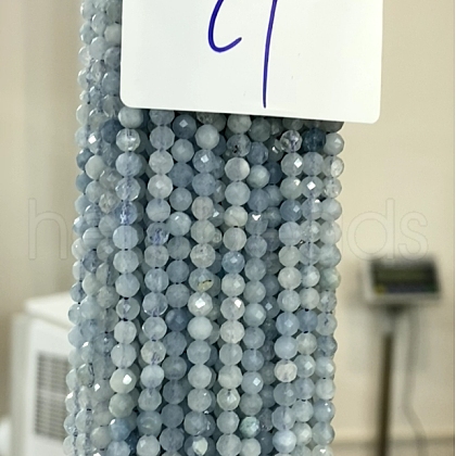 Natural Aquamarine Beads Strands G-RM250101-C1-1