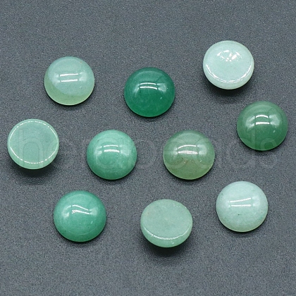 Natural Green Aventurine Cabochons PW-WG51238-02-1