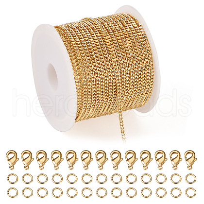  DIY Chain Bracelet Necklace Making Kit DIY-TA0005-26-1