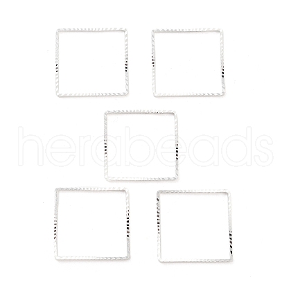 Brass Beads Frames KK-M288-01S-G-1