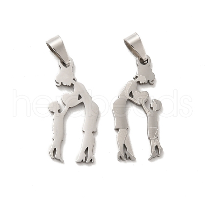 Non-Tarnish Mother's Day 201 Stainless Steel Pendants STAS-K251-015-1