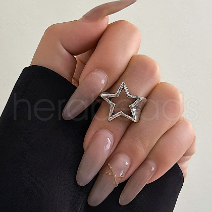Star Alloy Cuff Rings FS-WGD4FE5-13-1
