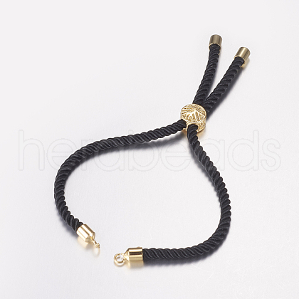 Nylon Twisted Cord Bracelet Making MAK-F019-04G-1