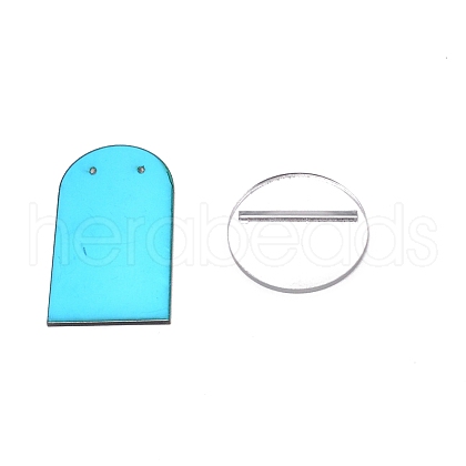 Acrylic Earring Display Stands EDIS-WH0016-07-1