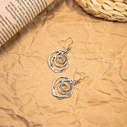 Vortex Bohemian Style Zinc Alloy Dangle Earrings FS-WG9CCFB-04-1