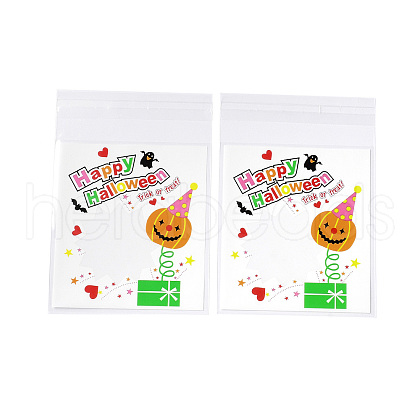 Halloween Theme Plastic Bakeware Bag OPP-Q004-01A-1