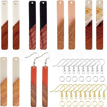 Olycraft DIY Dangle Earring Making Kits DIY-OC0002-61-1