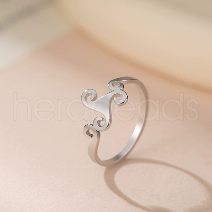 304 Stainless Steel Finger Rings RJEW-S628-01P-1