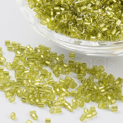 11/0 Two Cut Glass Seed Beads X-CSDB24-1
