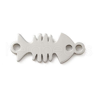 201 Stainless Steel Laser Cut Connector Charms STAS-R133-02P-12-1