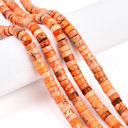 Natural Imperial Jasper Beads Strands G-N344-41A-1