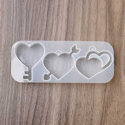 Heart DIY Silicone Keychain Accessory Molds SIMO-R010-01A-1