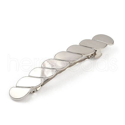Twist Alloy with Iron Clip Hair Barrettes PHAR-G014-04P-1
