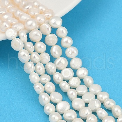 Natural Cultured Freshwater Pearl Beads Strands PEAR-P064-20B-02A-02-1