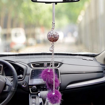 Plush Roud Ball Hanging Ornaments PW-WGA976B-02-1