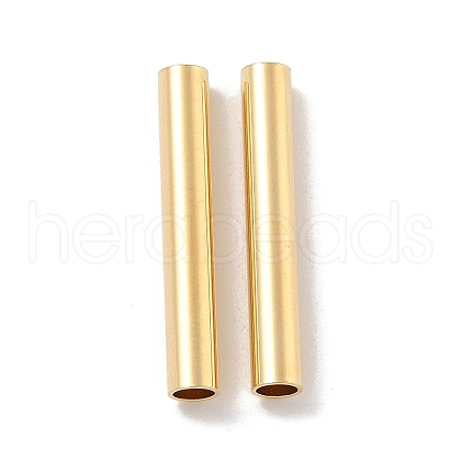 Brass Tube Beads KK-H503-03G-02-1