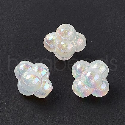Opaque Acrylic Beads OACR-C009-04D-1