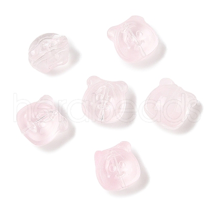 Transparent Spray Paint Glass Beads GLAA-Z011-01I-1