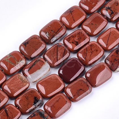 Natural Red Jasper Beads Strands G-T121-14-1