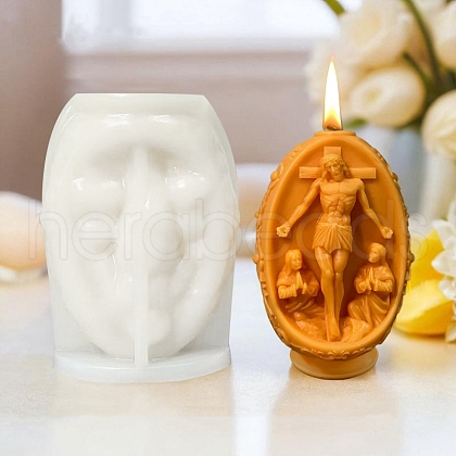 Easter Theme Saint DIY Silicone Candle Molds SIL-F014-03D-1