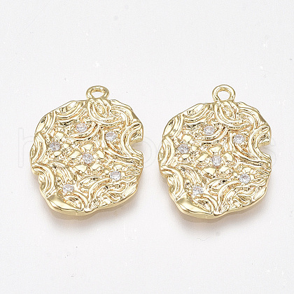 Brass Pendants KK-T038-512G-1