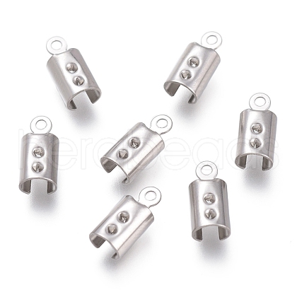 Tarnish Resistant 304 Stainless Steel Folding Crimp Ends STAS-O130-03D-1