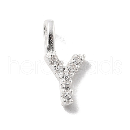 925 Sterling Silver with Cubic Zirconia Charms STER-Q004-01Y-S-1