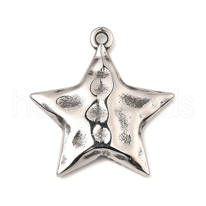 304 Stainless Steel Pendants STAS-K264-01AS-1