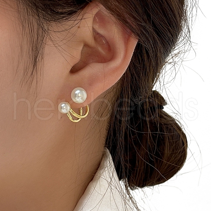 Imitation Pearl Earrings for Women FS-WG67811-03-1