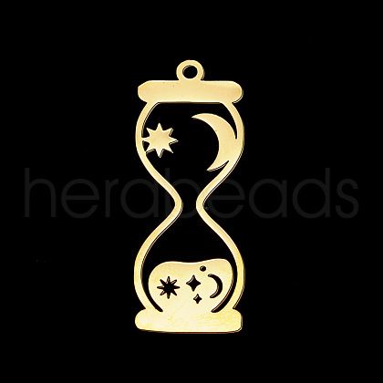 PVD Vacuum Plating 201 Stainless Steel Pendants STAS-T056-LA698-2-1