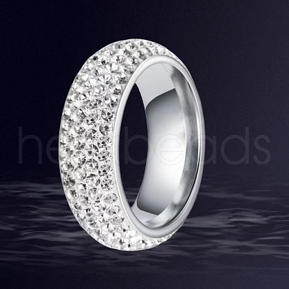 201 Stainless Steel Finger Rings for Women WGAEC69-06-1