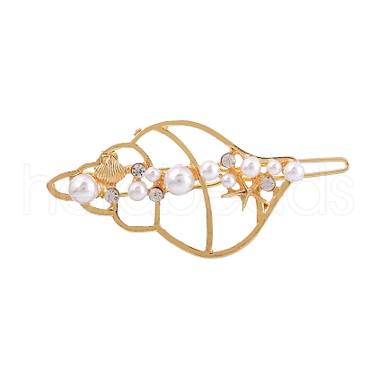 Shell Shape Alloy Hair Bobby Pins PW-WG3EFAC-03-1