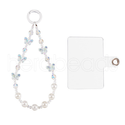 Resin Beads Mobile Straps AJEW-TAC0006-10D-1