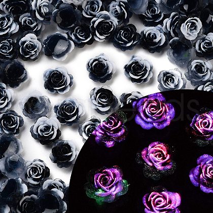 Luminous Resin Decoden Cabochons RESI-K036-62-1