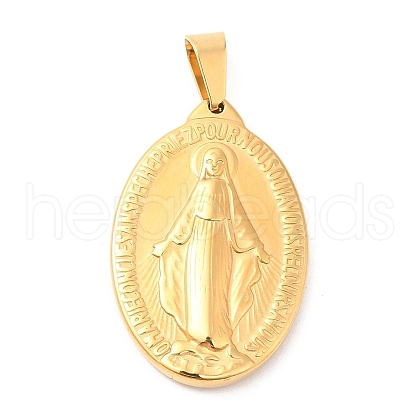PVD Vacuum Plating 304 Stainless Steel Pendants STAS-I121-07G-1