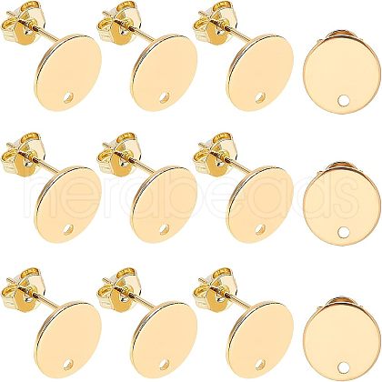 Unicraftale 304 Stainless Steel Stud Earring Findings STAS-UN0016-76G-1