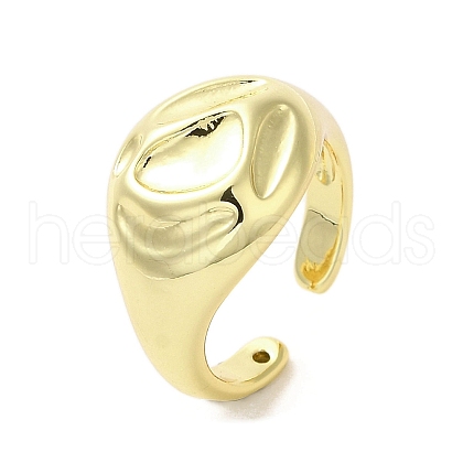 Rack Plating Brass Finger Ring RJEW-C072-10G-1