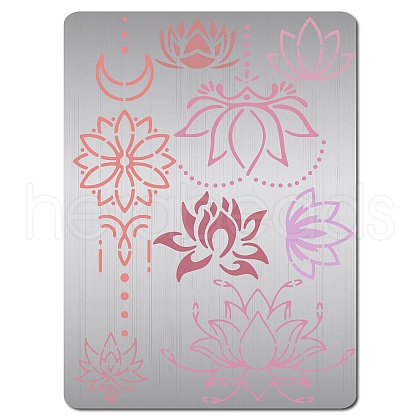 Stainless Steel Metal Cutting Dies Stencils DIY-WH0289-104-1