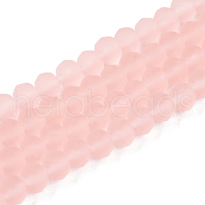 Transparent Glass Beads Strands X-EGLA-A044-T6mm-MD22-1