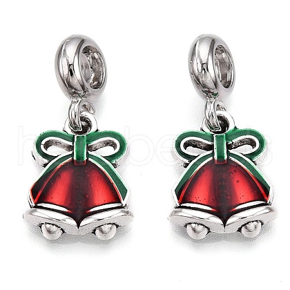 Alloy Enamel European Dangle Charms PALLOY-I218-33AS-1
