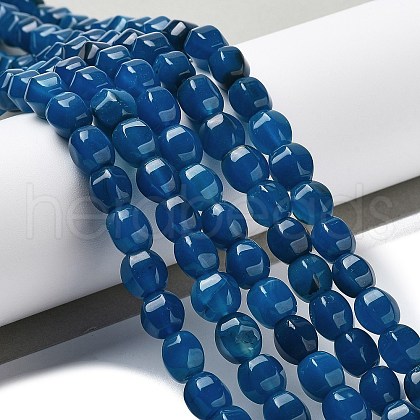 Natural Agate Beads Strands G-G172-02H-1