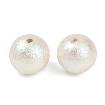 Compressed Cotton Pearl Beads WOVE-V001-A02-12mm-1
